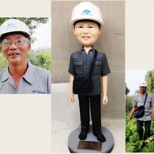 Christmas Surprise Custom Handmade Your 3D Portrait Art Doll from Photos